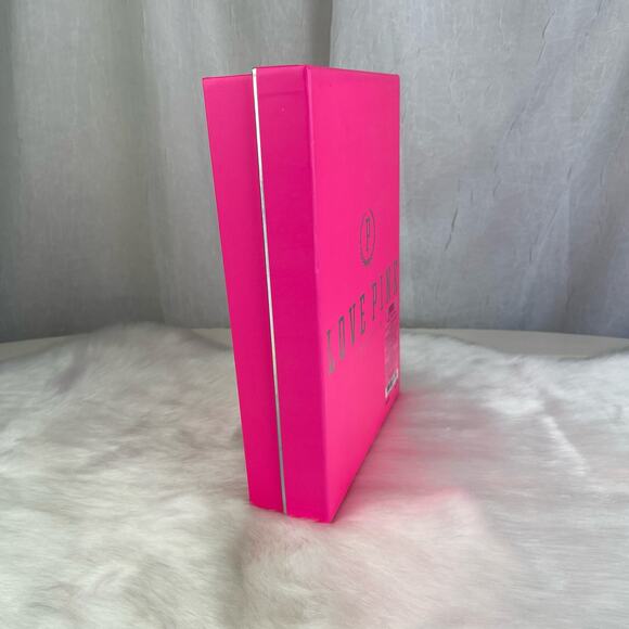 Victoria’s Secret PINK Gift Decor Storage Box Silver Holographic Logo - Picture 5 of 16